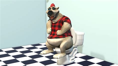 Polar Bear Takes A Dump In The Toilet Youtube