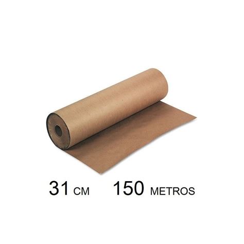 BOBINA PAPEL MARRON 31 CM 150M