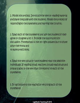 Moon Over Manifest Anticipation Guide And KWHL Chart By Lightbulb Teaching