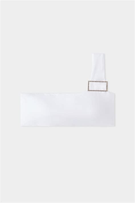 Crystal Buckle Bra Style Bikini Top Tezenis