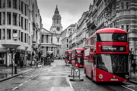 ‘Bus Lane’ London Buses Print 1550 – Ponteland Print