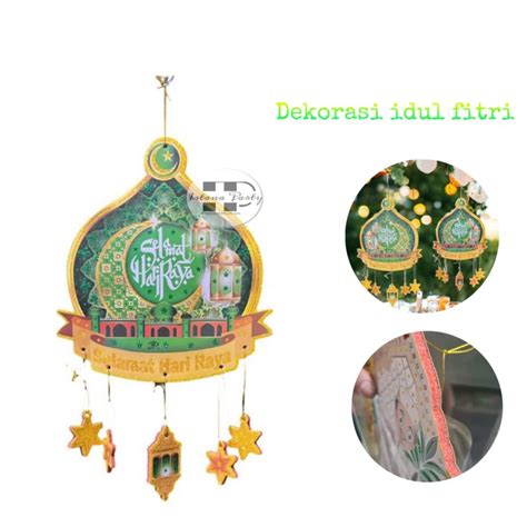 Jual Hiasan Gantung Idul Fitri Dekorasi Lebaran Susun M S