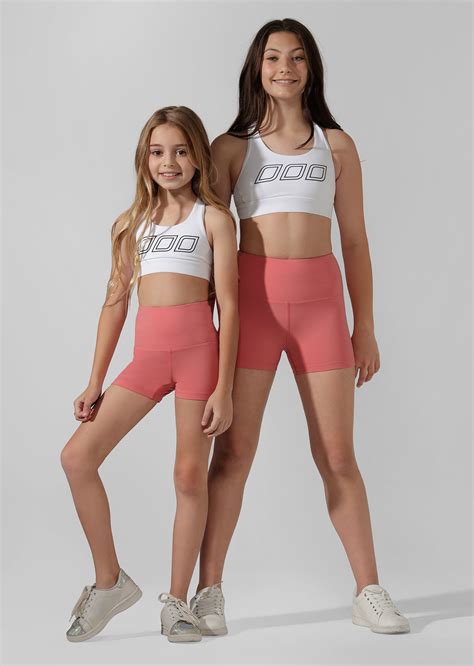 Fit N Fierce Short Tight Tween Pink Lorna Jane AU