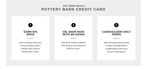 Pottery Barn Credit Card Pottery Barn