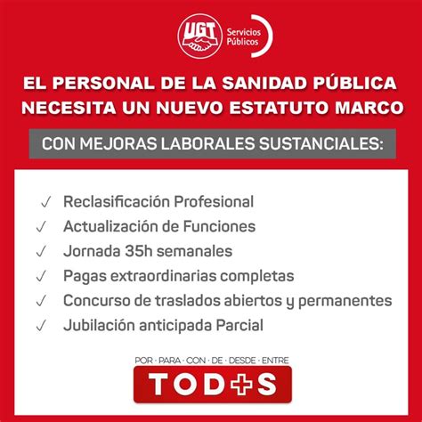 UGT se levanta de la mesa de negociación con el Ministerio de Sanidad