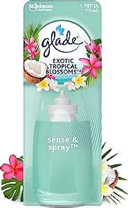 Glade Sense Spray Recharge Tropical Blossom Infus Aux Huiles