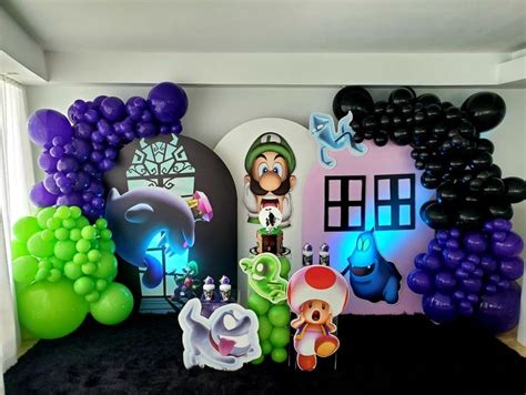 Luigi S Mansion Birthday Party Mario Birthday Party Luigis Mansion