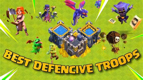 Best Defensive Clan Castle Troops In Clash Of Clans For Every Town Hall With Live Proof Coc