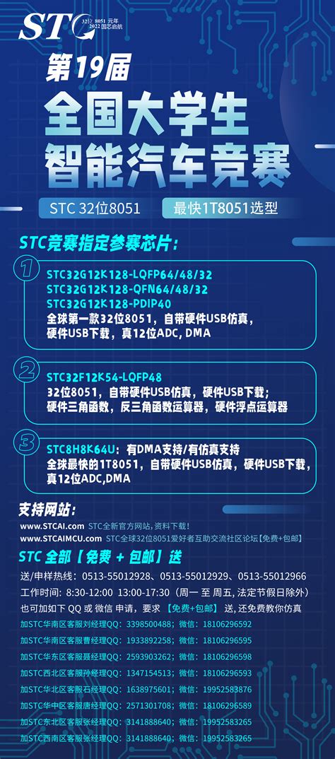 第19届全国大学生智能汽车竞赛 Stc 竞赛制定参赛芯片stc智能车奖项 Csdn博客