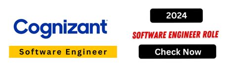 Cognizant Off Campus Drive 2024 Software Engineer Role All Details