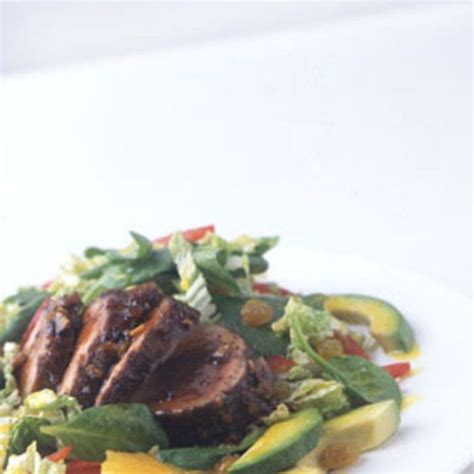 Island Pork Tenderloin Salad Recipe Main Dish Recipes Pork Tenderloin Pork