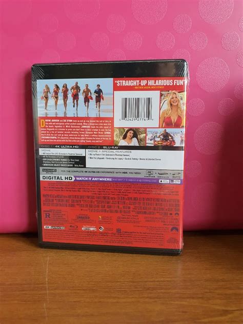 Usa Blu Ray K Uhd Baywatch Dwayne Johnson Zac Efron Atmos