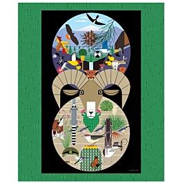 Official Charley Harper Art Studio Santa Rosa Main One Yard Poster