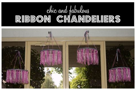 Ribbon Chandelier Tutorial