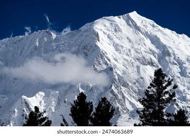 Nanga Parbat Meaning Naked Mountain Urdu Stock Photo 2474063689