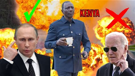 PEREZIDA RUTO ARAFASHWEIFARANGA RIMUKOZEHO MURI KENYAPUTIN NA AMERICA