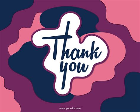 A Thank You Card Design Adorned With Graphic Elements And Artful Thank You Lettering 25776871