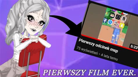 Reakcja na mój pierwszy film z Msp YouTube