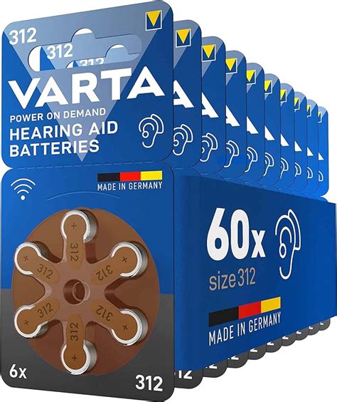 Varta H Rger Tebatterien Typ Braun Batterien St Ck Vorratspack