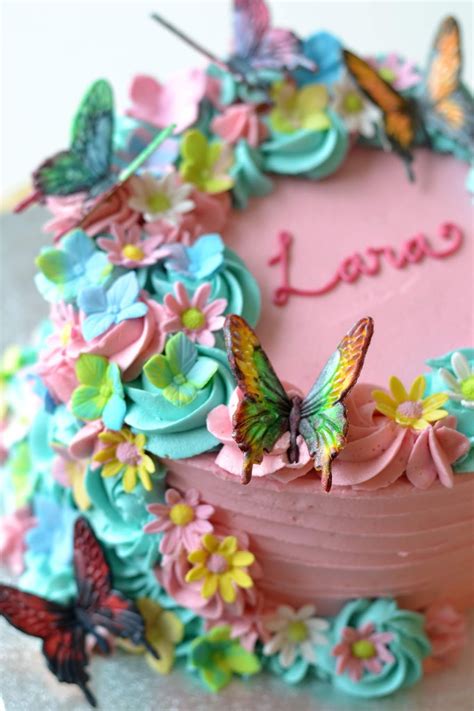 Butterfly Birthday Cake