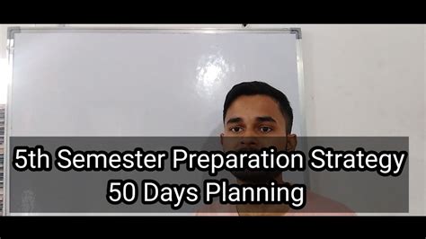 RGPV BTech 5th Semester Exam Update Preparation Strategy For 50 Days