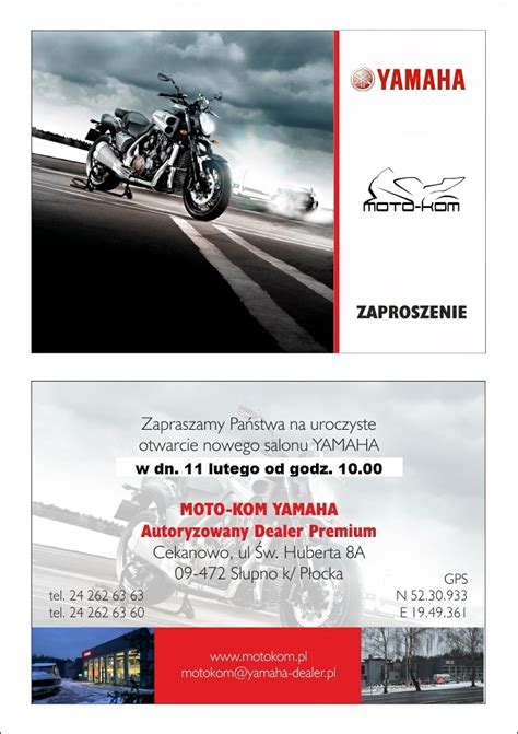 MOTO KOM ZAPROSZENIE NA OTWARCIE SALONU NewsAuto Pl Motoryzacja