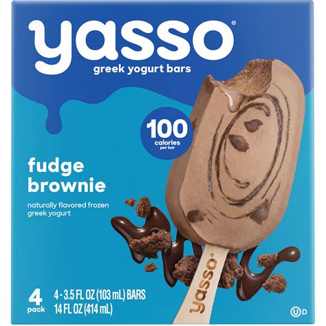 Yasso Frozen Greek Yogurt Bars Fudge Brownie Freshdirect