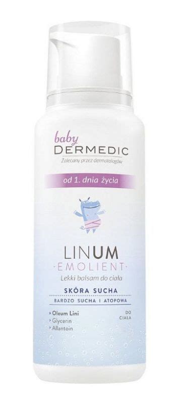 Dermedic Baby Linum Emolient Balsam do ciała Pielęgnacja skóry