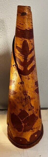 Antique Indian Birch Bark Moose Call Cree Huron Iroquois Native North American Ebay