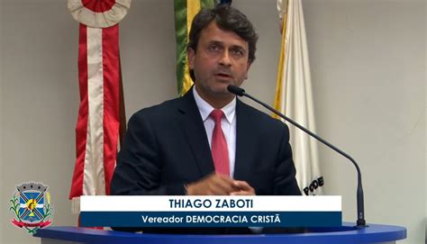 Thiago Zaboti Renuncia Seu Mandato Na C Mara De Vereadores De Tubar O