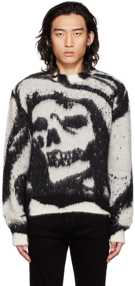 AMIRI Black Off White Wes Lang Edition Reaper Sweater Amiri