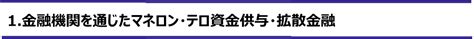 金融機関におけるマネロン・テロ資金供与・拡散金融対策について：金融庁