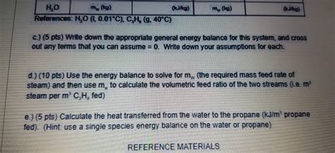 Solved Question Propane CH Enters A Continuous Adiabatic Chegg