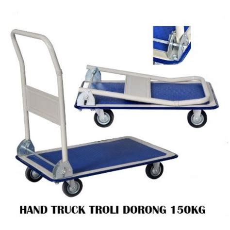 Jual Troli Barang Lipat Hand Truck Model Besi 150 Kg Reaim Trolley