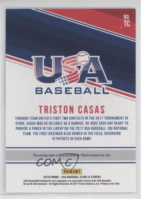 2018 Panini USA Baseball Stars Stripes 18U National Team Signatures