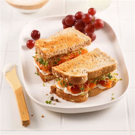 Sandwich Au Saumon Fum Les Recettes De Caty