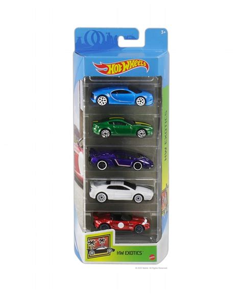 Hot Wheels 5 Li Araba Seti 01806 GTN33 HW Exotics I Merkez Oyuncak I