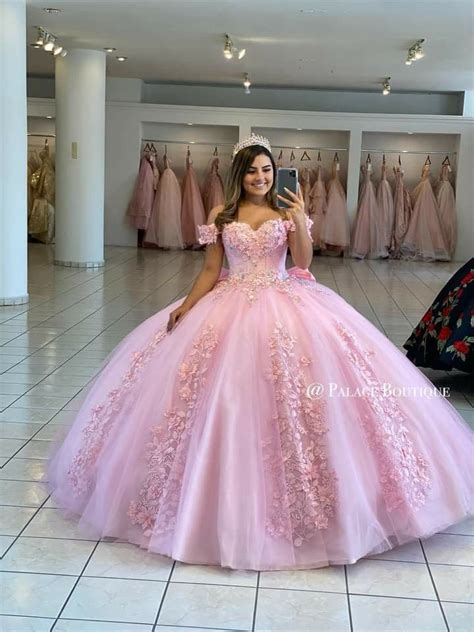 Pin By Isabel Draiman On Xv Rosa Varios Quincenera Dresses