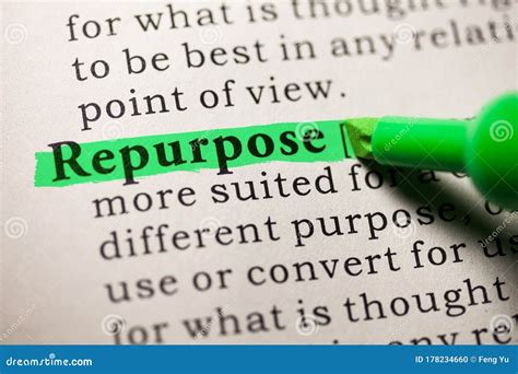 Repurpose Stock Photo Image Of Book Word Definition 178234660