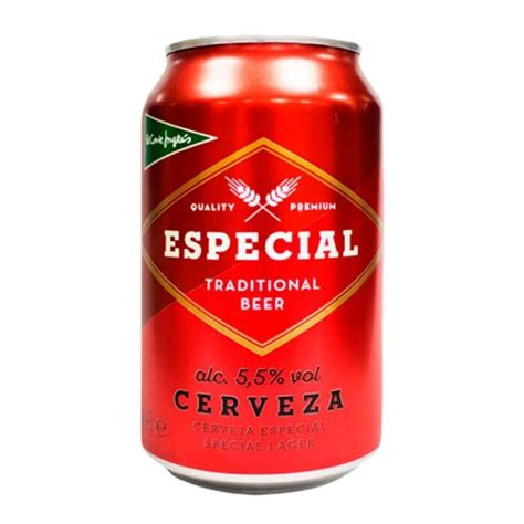 Especial Cerveza Rubia Tipo Lager Lata 33 Cl Suogar Los Mejores