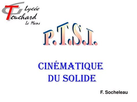 PPT Cinématique du solide PowerPoint Presentation free download ID