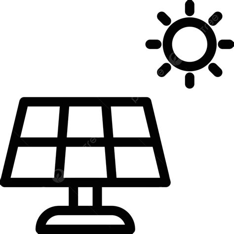 Solar Icon Electrical Electricity Vector Icon Electrical Electricity