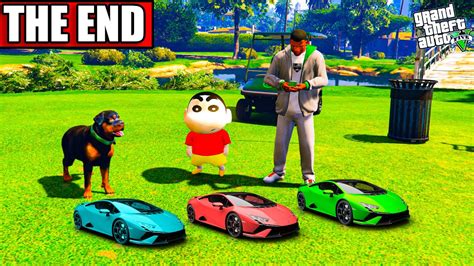 Franklin Gifting New Toy Cars To Shinchan And Chop In GTA 5 YouTube