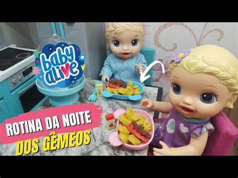 Baby Alive G Meos Clara E Edu Na Sua Rotina Da Noite Filme Infantil