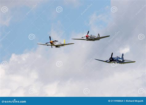 WWII Legendary Fighter Airplanes Editorial Stock Image - Image of ...