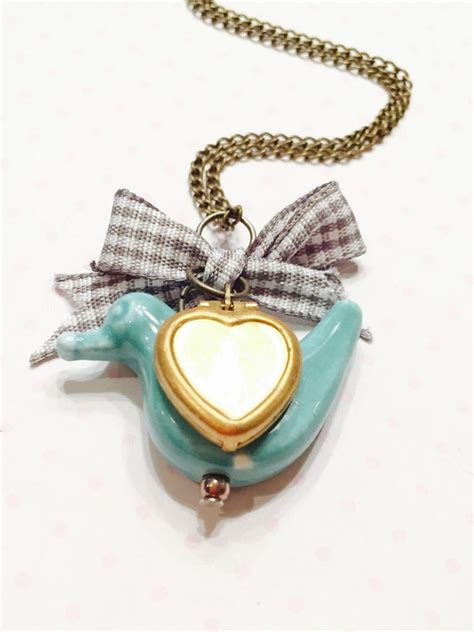 Little Girls Locket Necklace Tiny Heart Locket For By Allshecraves