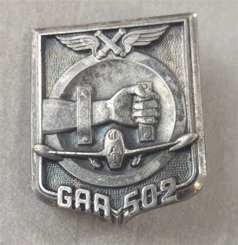 Ancienne Insigne Gaa Groupement Artillerie De L Air Arm E De L