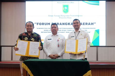 Sinergi Pemanfaatan Inovasi Teknologi Disnakertrans Provinsi Riau