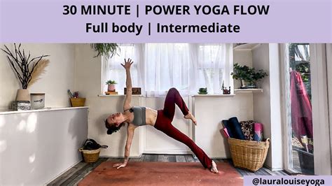 Minute Power Yoga Flow Intermediate Full Body Flow