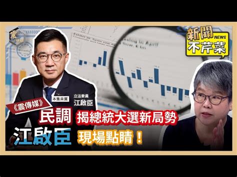 震傳媒zmedia 震撼頻道 【震傳媒｜新聞不芹菜】ep334｜《震傳媒》民調揭總統大選新局勢，江啟臣現場點睛！